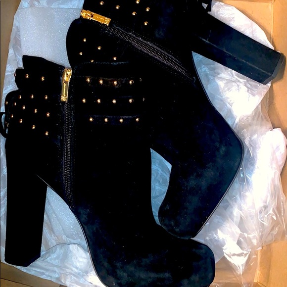 Jessica Simpson Marguerit Suede Tassle Boot - Picture 2 of 3
